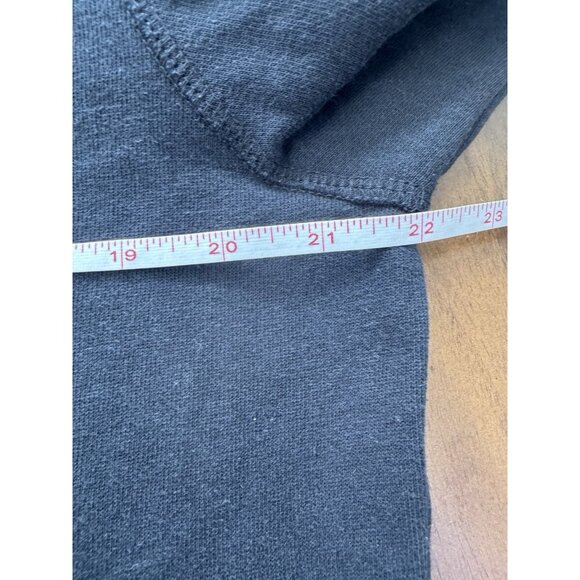 Aeropostale Womens Medium Black Spellout Zip Up Hoodie Y2K Streetwear Athleisure - Picture 8 of 9